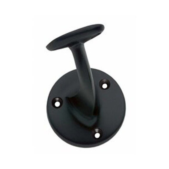 Draagbeugel trapleuning messing -RAL9005