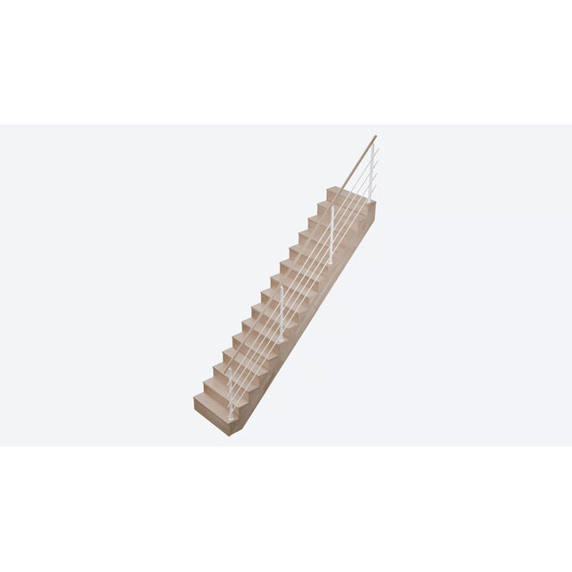 Trap LIMA beukenhout 17 cm aantrede