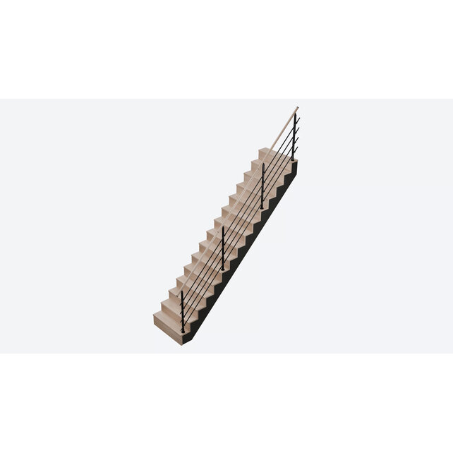 Trap LIMA eikenhout 20 cm aantrede