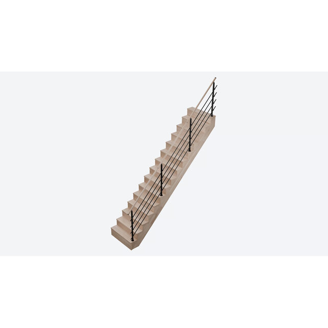 Trap LIMA eikenhout 20 cm aantrede