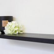 SR23 - recht zwart gelakt - 180 cm