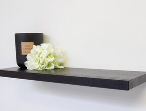 SR92- recht zwart gelakt - 137,7 cm