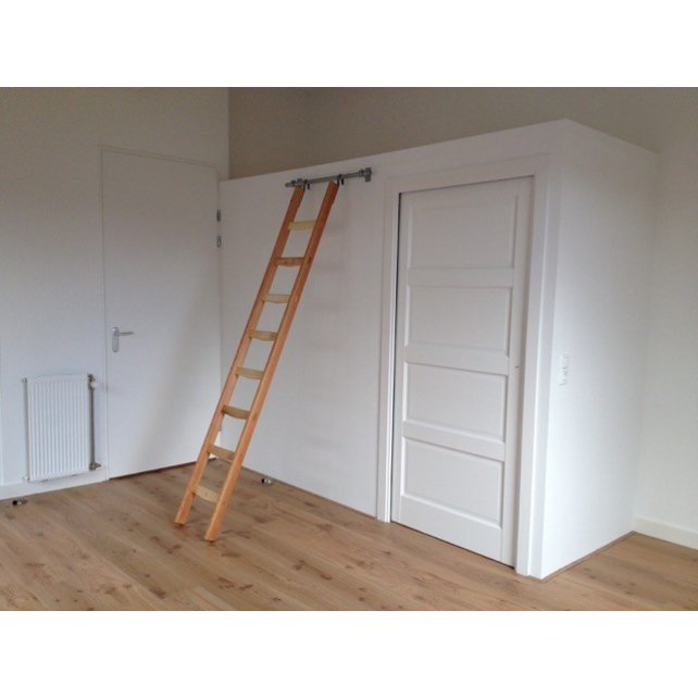 Enkele houten ladder - Laatste items wegens beëindiging fabriek