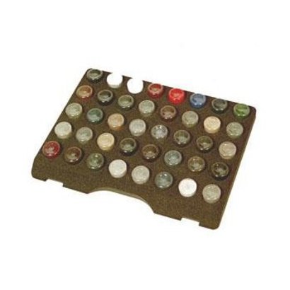 Colored fiber kit, set van 40 basiskleuren voor stofreparaties