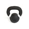 Kettlebell 4 kg poedercoating - Powder coat kettlebell