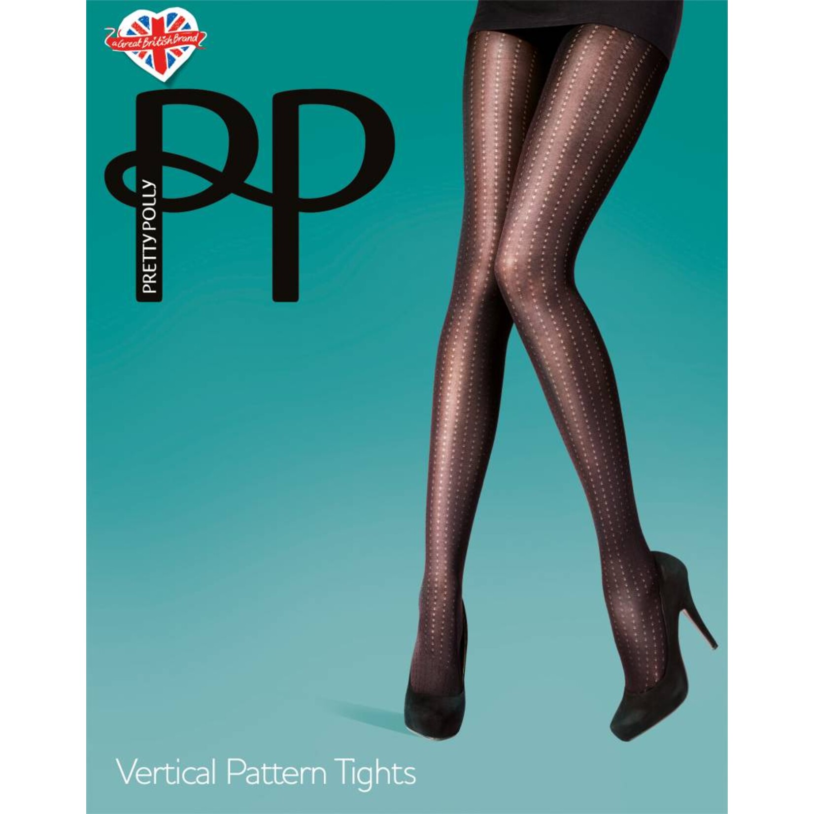 Pretty Polly   Vertical Pattern Tights