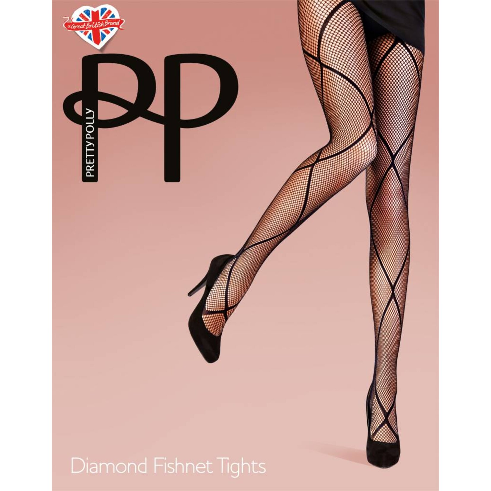 Pretty Polly  Pretty Polly Diamond Fishnet Tights