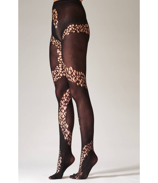 Spiral Pattern Panty one size zwart