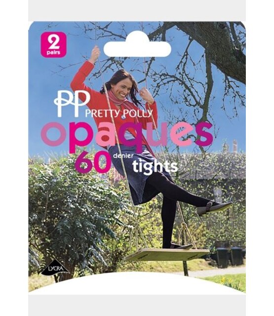 Pretty Polly 60 Denier Opaques Panty (2 paar)