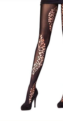 Spiral Pattern Panty met Opengewerkt Motief
