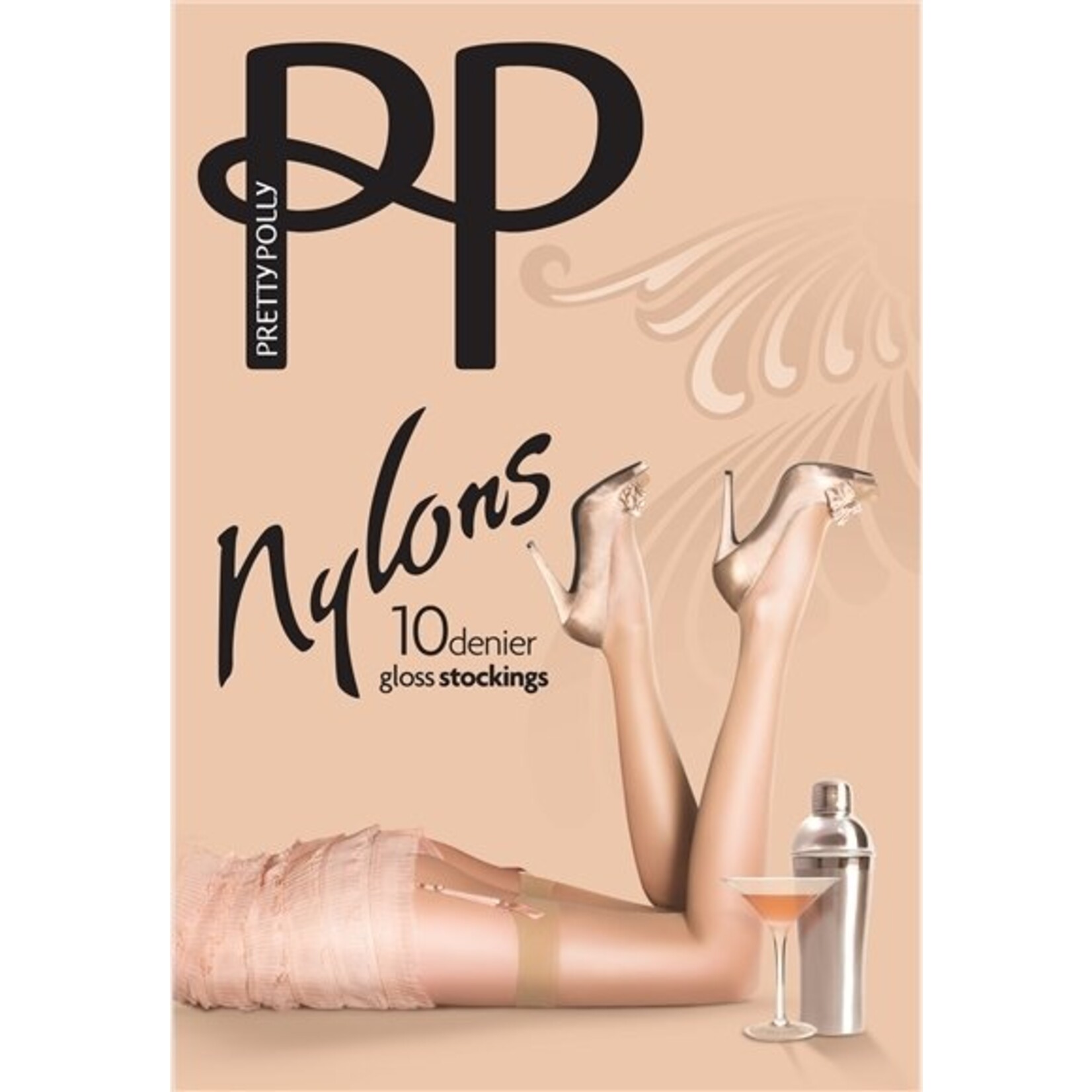 Pretty Polly  Pretty Polly  "Nylons" 10D.kousen voor jarretelles