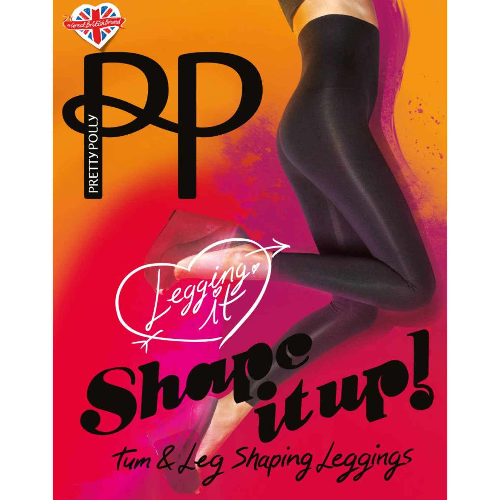 Pretty Polly  Pretty Polly "Shape It Up" 80D. Shaper Leggings