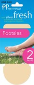 Pretty Polly  Cotton Footies Natural (2 pair)