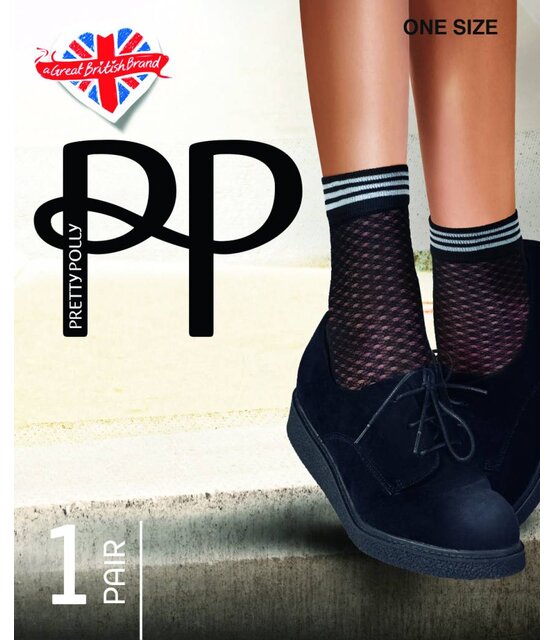 Pretty Polly Diamond Mesh Ankle Highs (sokje) Pretty Polly Diamond Mesh Ankle Highs (sokje)