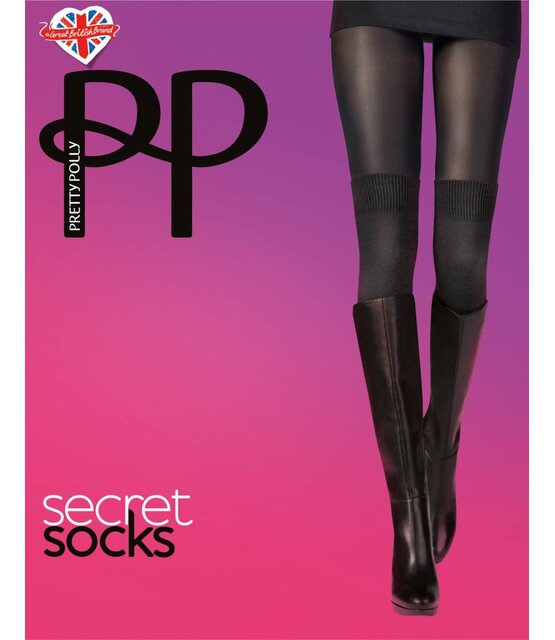 Pretty Polly Secret Socks Tights 2 in 1 Tights