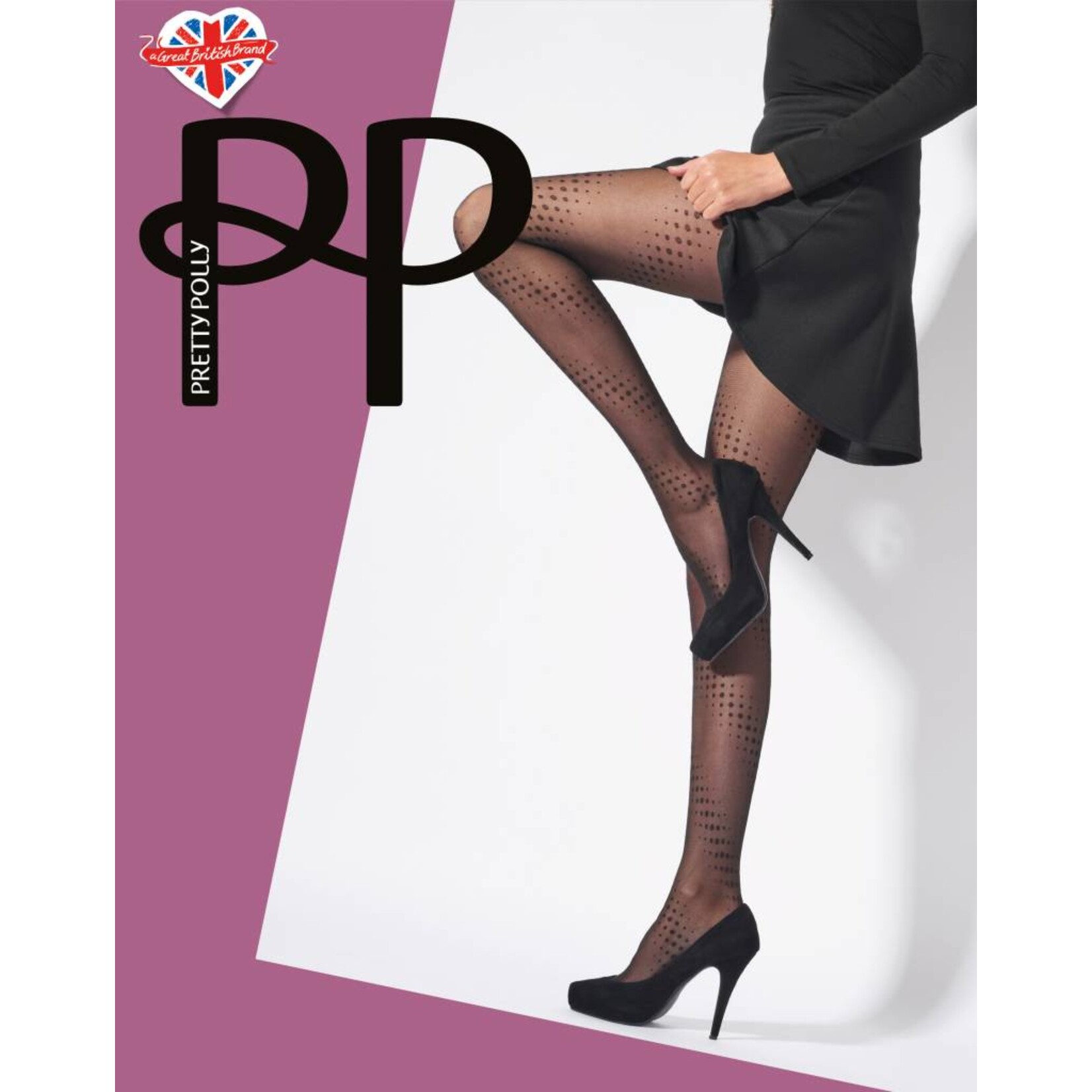 Pretty Polly  Pretty Polly Spiral Dot Tights