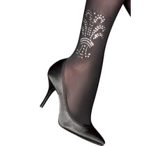 Pretty Polly "Curves"Embellished Detail Tights