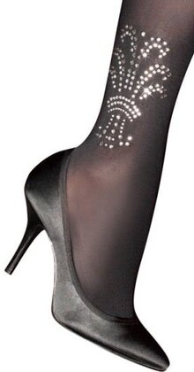 Curves Embellished Detail Panty 80 Den. XL