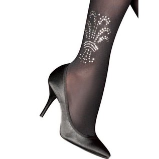 Pretty Polly Pretty Polly "Curves"Embellished Detail Tights