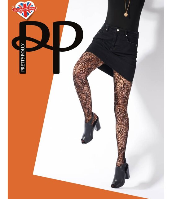 Zwarte Random Net panty Zwarte Random Net panty