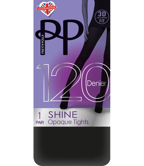 Pretty Polly 120D. Shine Opaque Tights