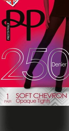 250D. Soft Chevron Opaque panty