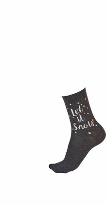 Let it Snow dames Kerstsokje