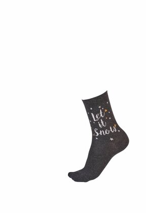 Let it Snow dames Kerstsokje