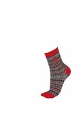 Pretty Polly Kerst Fairisle dames sokjes