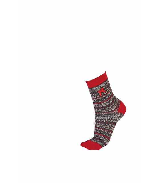 Pretty Polly Kerst Fairisle dames sokjes