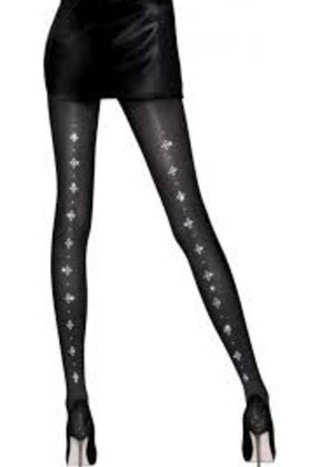 Swarovski Backseam Panty met Kristallen Naad