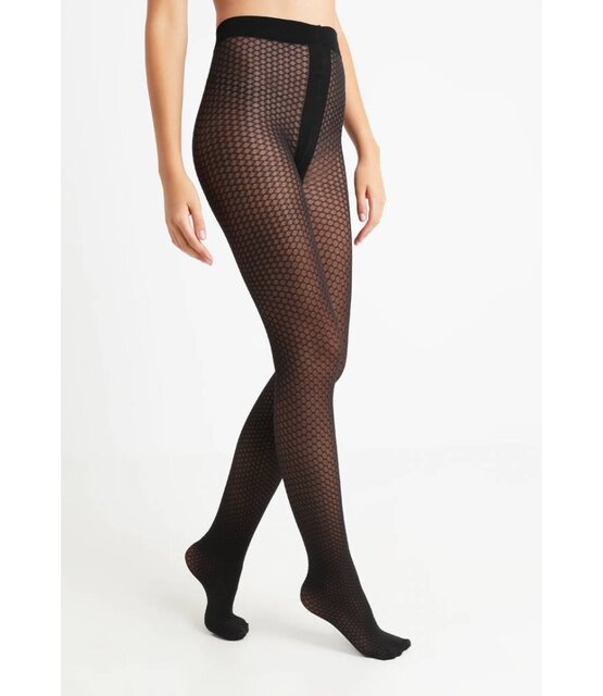 Pretty Polly Diamond Panty - Zwart - One size