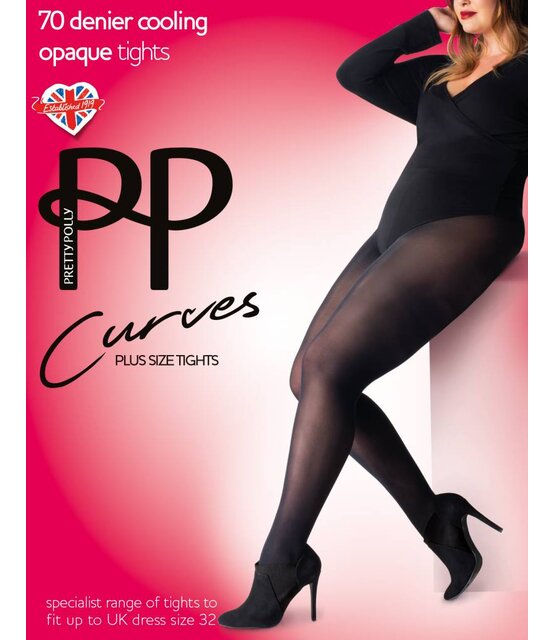Pretty Polly Curves 70D. Cooling Opaque Tights Pretty Polly Curves 70D. Cooling Opaque Tights