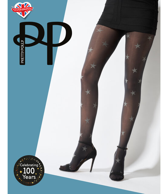 Pretty Polly Star Print opaque Tights