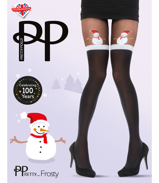 Pretty Xmas Snowman Mock Panty  One size Pretty Xmas Snowman Mock Panty  One size