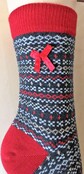 Pretty Polly Kerst Fairisle dames sokjes