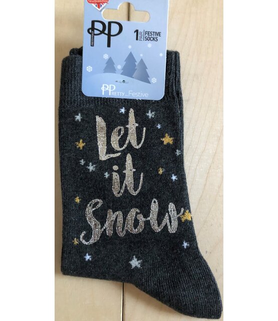 Pretty Polly Let it Snow dames Kerstsokje Pretty Polly Let it Snow dames Kerstsokje