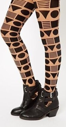 Shape Shifter Panty met All-over Vormendessin