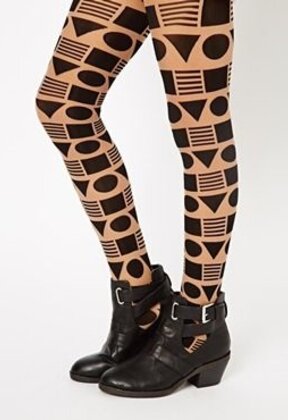 Shape Shifter Panty met All-over Vormendessin