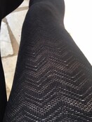 Pretty Polly 250 denier Soft Chevron Opaque panty/maillot