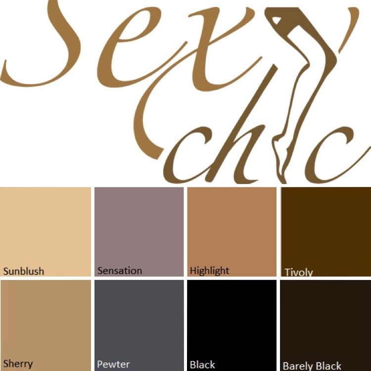 Pretty Polly Collant Nylon Lucidi 10 Den, Beige (Sherry), Taglia Medium/Large, Confezione Da 3 Paia
