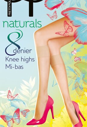 Naturals Zomerkniekousjes 8 Den. – 2 Paar