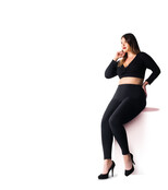 Pretty Polly Curves zwarte legging plus size Pretty Polly Curves zwarte legging plus size