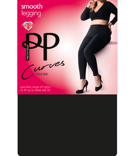 Pretty Polly Curves zwarte legging plus size Pretty Polly Curves zwarte legging plus size