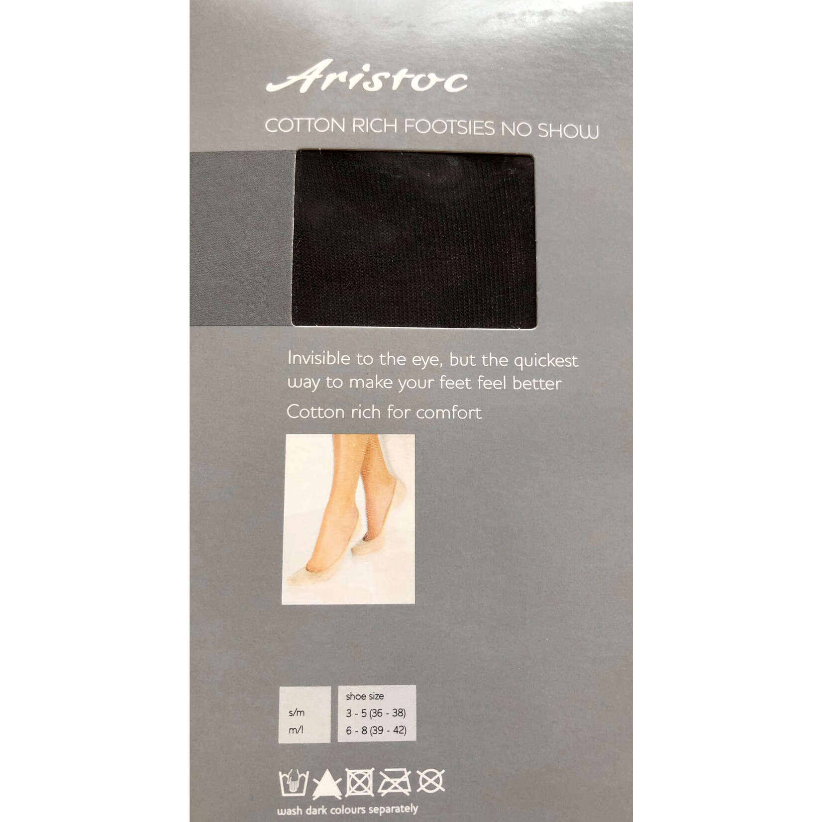 Aristoc Aristoc katoenen kousenvoetjes (2 pair pack)