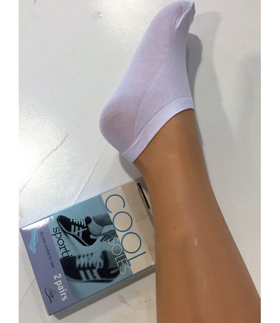 Pretty Polly Cool Soles sporties trainer liners (2 pair) Pretty Polly Cool Soles sporties trainer liners (2 pair)