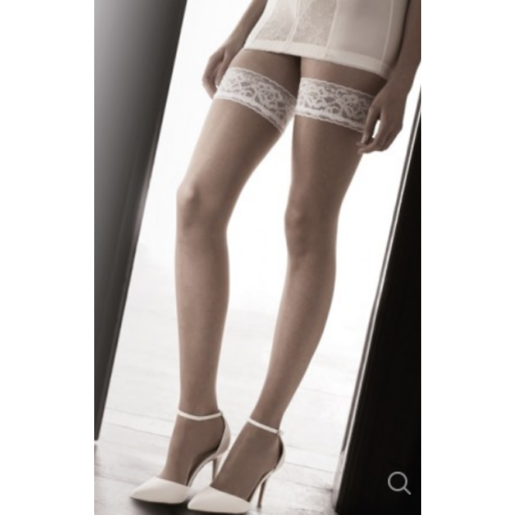 Pretty Polly  Pretty Polly Bridal Lace Top Hold Ups One Size