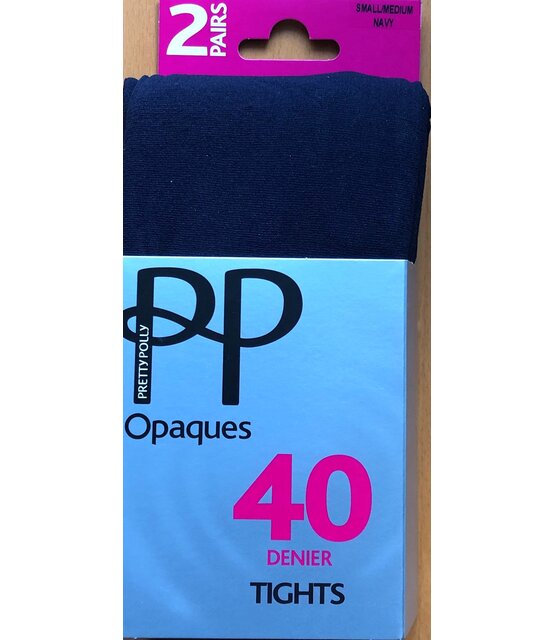 Pretty Polly 40 denier super soft Opaque Panty (2 pair)