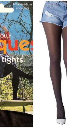 40D. Opaque panty (2 paar)