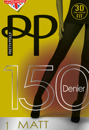 150 Denier 3D. Matt panty